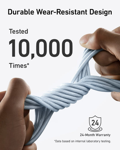 Anker <b>543</b> USB-C to USB-C Cable (Bio-Braided,6 ft)